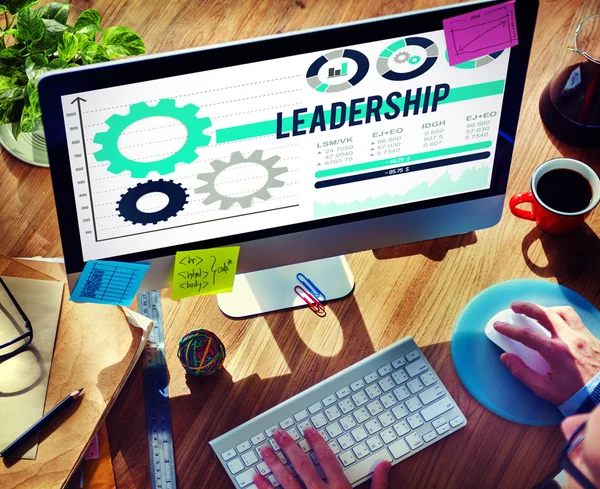 Leadership Management koncept — Stockfoto