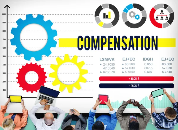 Concept d'économie de la rémunération — Photo