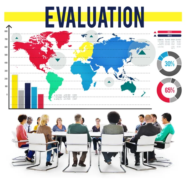 Evaluatie Feedback advies Concept — Stockfoto