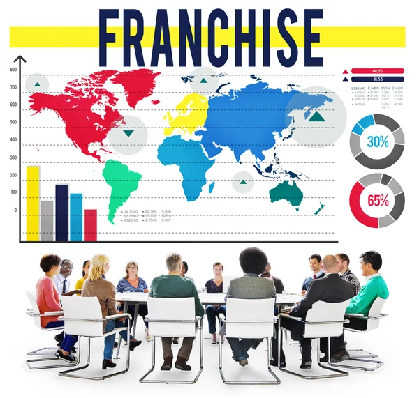 Franchise License Concept — Stock Photo, Image
