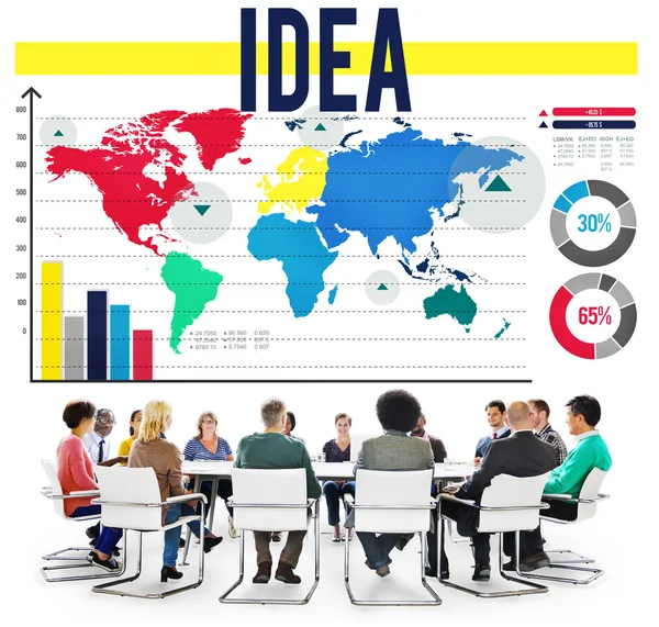 Idea Vision Concetto di motivazione — Foto Stock