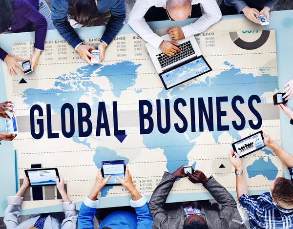 Global Business International Start Up Growth Concept — Stock Photo, Image