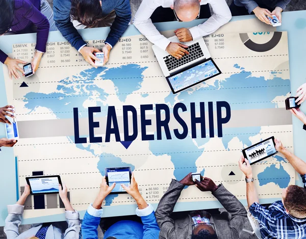 Leadership, Manager capo concetto — Foto Stock