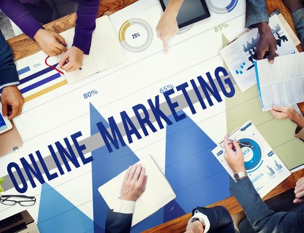 Online-Marketing-Konzept — Stockfoto