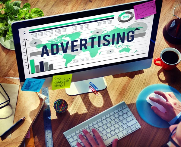 Reklama Marketing Concept — Zdjęcie stockowe