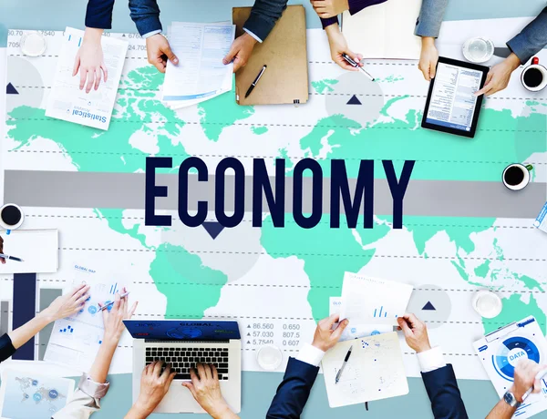 Economie Marketing businessconcept — Stockfoto