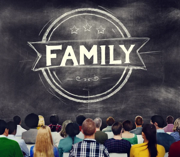 Begreppet familjeförhållande — Stockfoto