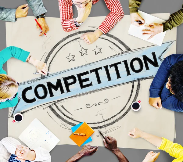 Competition Competitive  Concept — Stock Photo, Image