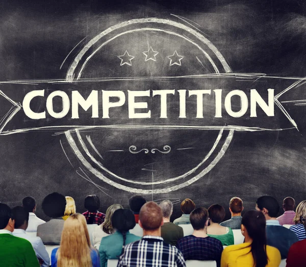 Rekabet rekabet kavramı — Stok fotoğraf
