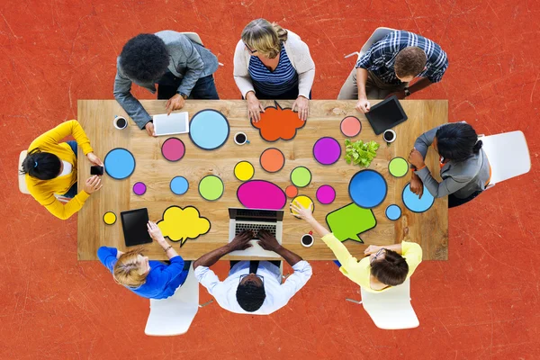 Group of People in Meeting — Stock Photo, Image