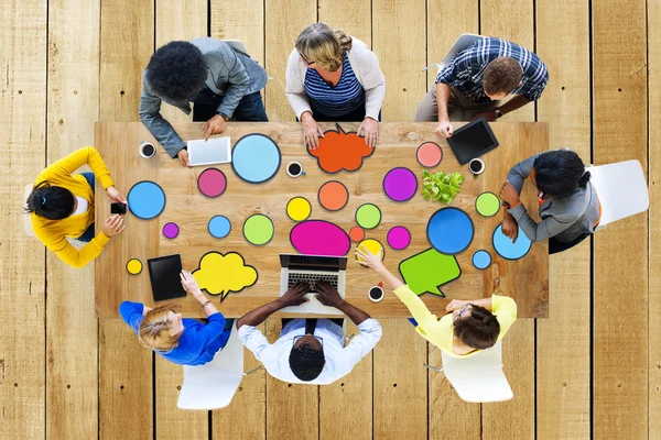 Group of People in Meeting — Stock Photo, Image