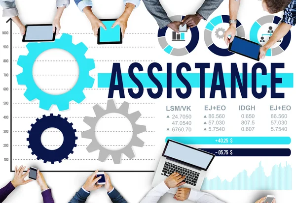 Assistance Support Concept — Stock Photo, Image