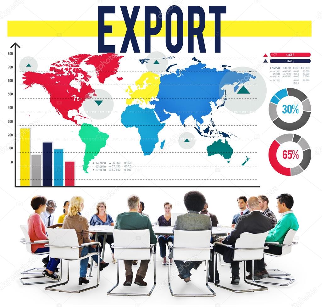 Export International Shipping Concept
