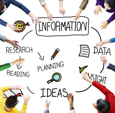 Information Data Learning Media Planning Concept clipart
