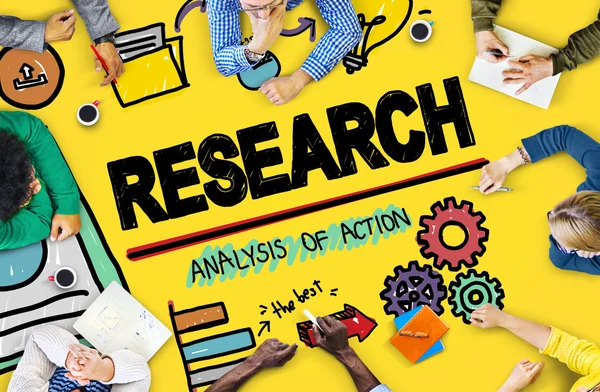 Kutatási feltárása tények visszajelzést a jelentés fogalma — Stock Fotó