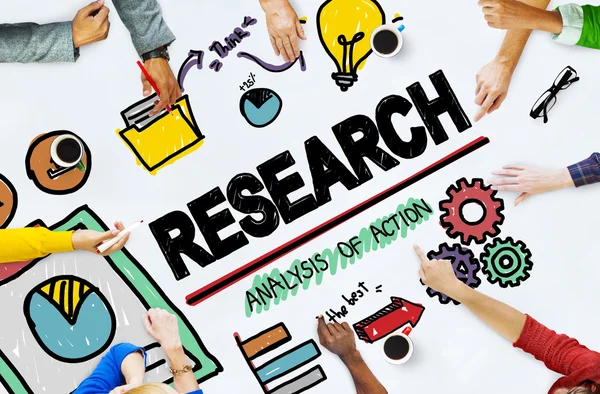Research Exploration Facts Feedback Report Concept — Stock Photo, Image