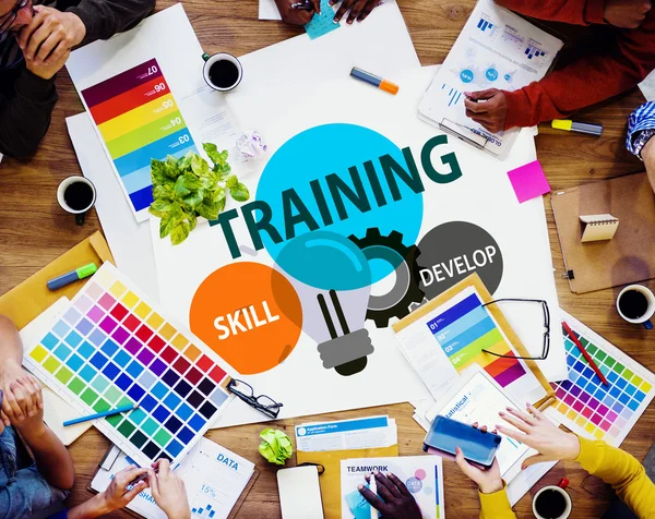 Capacità di formazione Sviluppare il concetto di competenza di abilità — Foto Stock