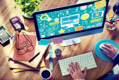 Web Tasarım medya içerik ampul ilham kavramı