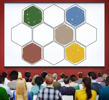 Arı kovanı bal topluluk ekip çalışması kavramı