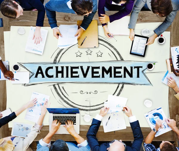 Achievement Accomplishment Success Goal Concept — Stock Photo, Image