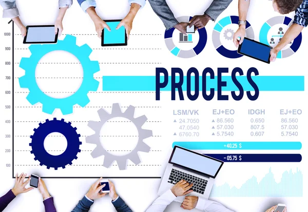 Process Method Operation Concept — Stock Photo, Image