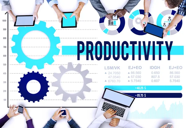 Concepto de eficiencia de productividad — Foto de Stock