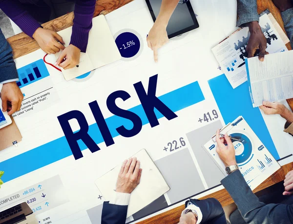 Conceito de proteção de segurança de risco — Fotografia de Stock