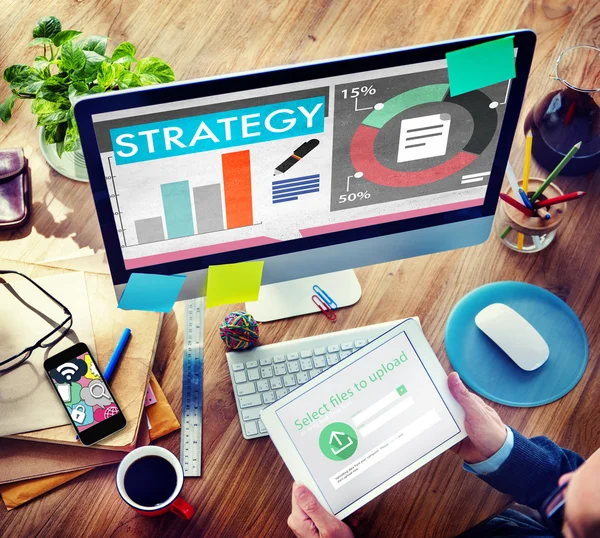 Strategie Plan Concept — Stockfoto
