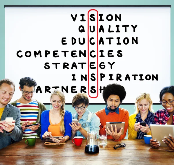 Strategia di successo Vision Concept — Foto Stock