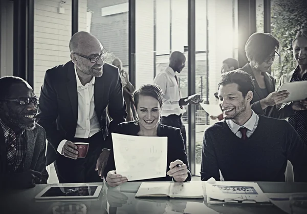 Concepção de discussão de empresários — Fotografia de Stock