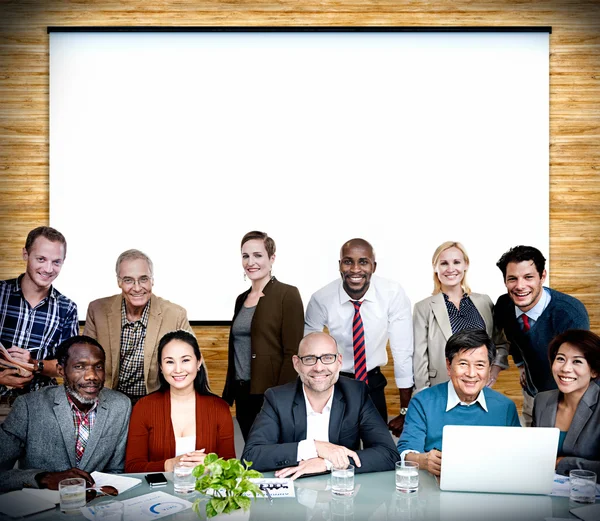 Cooperação entre empresas Conceito — Fotografia de Stock