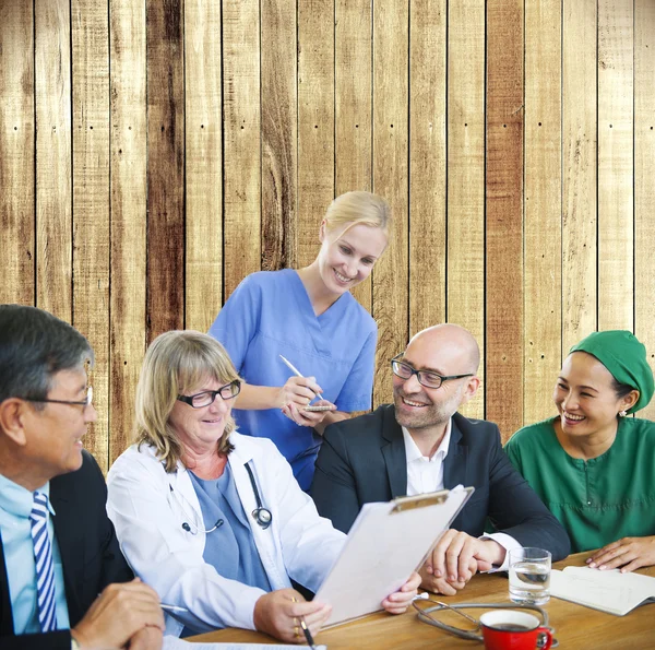 Doctor Discusión Reunión Concepto —  Fotos de Stock