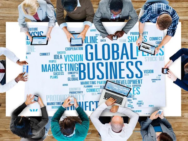 Global Business verbinding — Stockfoto