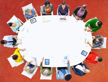 Bir grup insan kavramı beyin fırtınası