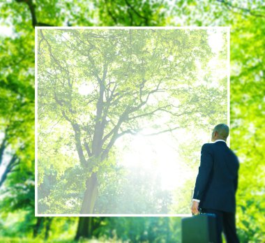 Ormanda düşünme işadamı