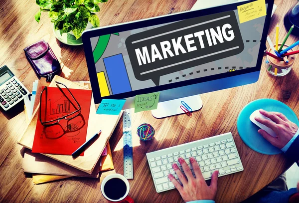 Concepto de estrategia de marketing — Foto de Stock