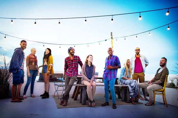 RoofTop Fun Concept — Stock Photo, Image