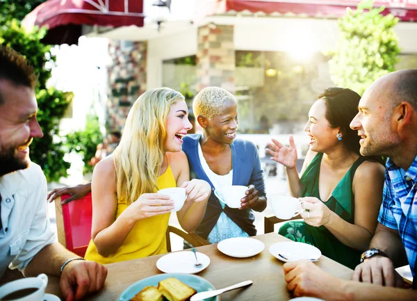 Friends Talking Holiday Concept — Stock Photo, Image