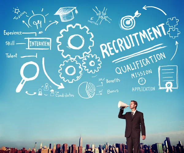 Recruitment Qualification Mission Concept — Stock Photo, Image
