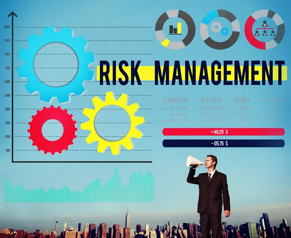 Risk yönetimi tehlikeli güvenlik kavramı — Stok fotoğraf