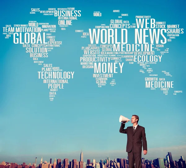 World News Concept — Stock Photo, Image