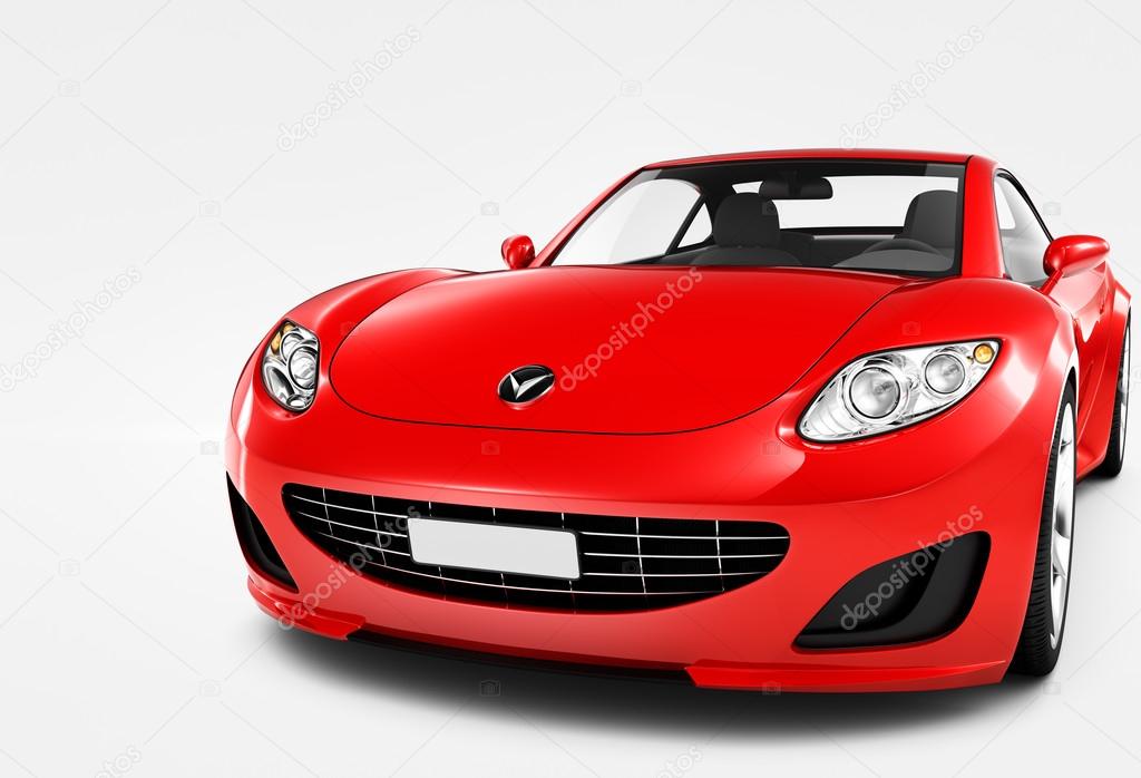 Red Car Automobile