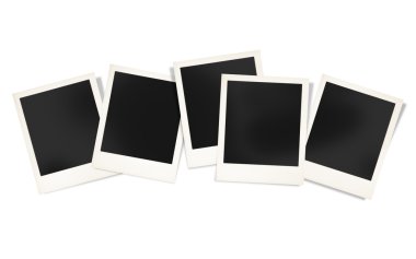 Polaroid kağıt fotoğraf kavramı