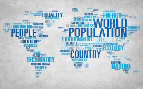 세계 인구 국제 개념 — 스톡 사진