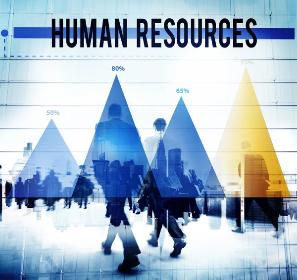 Conceito de Empresários e Recursos Humanos — Fotografia de Stock