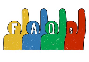 Frequently Asked Questions FAQ clipart