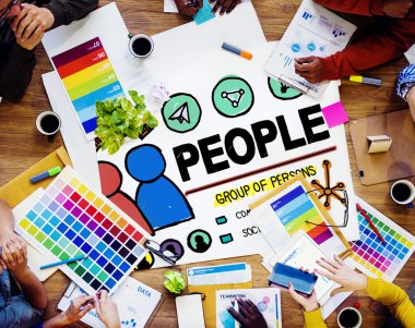 İnsanlar grup topluluk kavramı