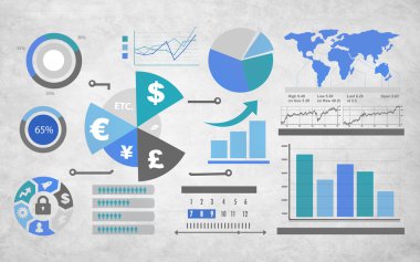Finans Finansal iş ekonomi kavramı
