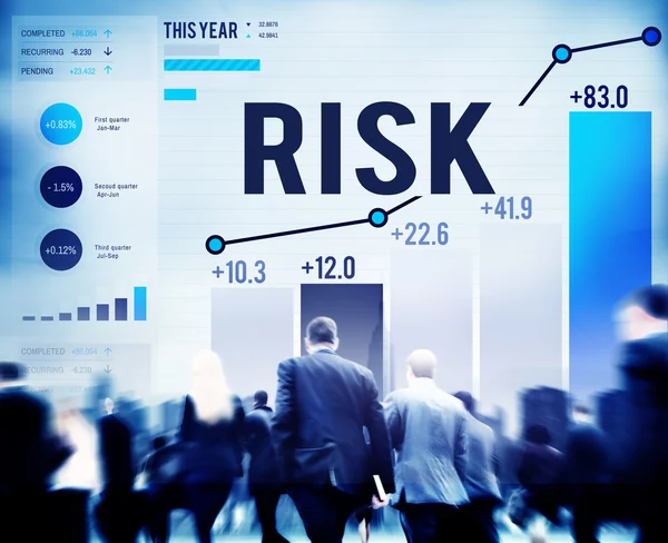 Kockázatkezelési koncepció — Stock Fotó