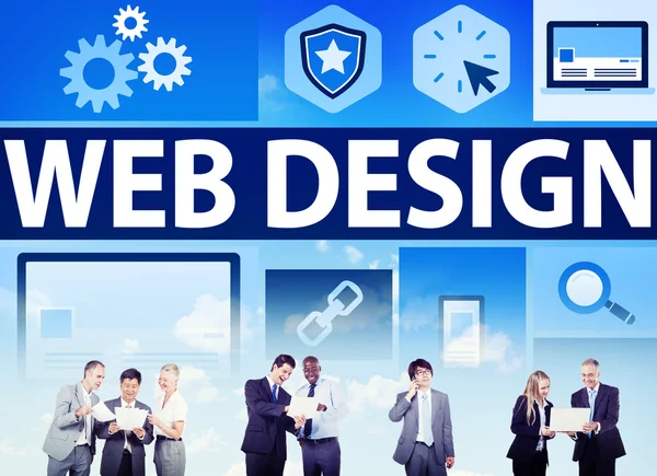 Web ontwikkeling ontwerp — Stockfoto